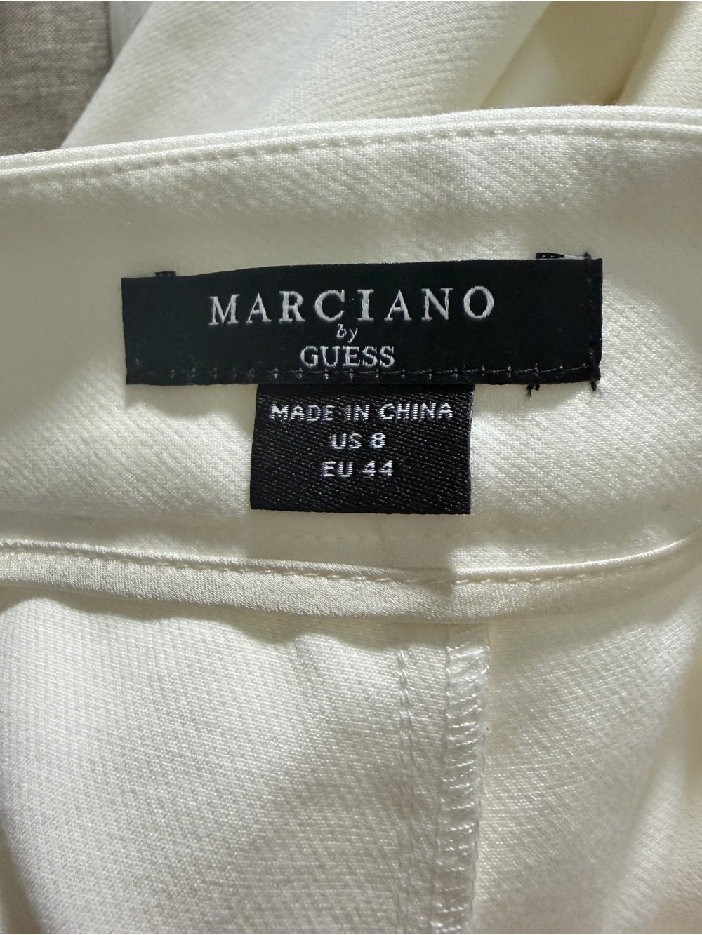 Marciano Guess White High Rise Flare Tailored Dress Pants Trousers Size 8 - Picture 3 of 7